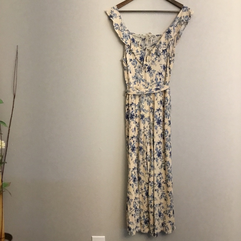 American Eagle Outfitters Floral Jumpsuit Sleeveless Size S - Picture 3 of 16